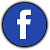 A circular facebook share button