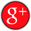 A red circular goodle+ share button